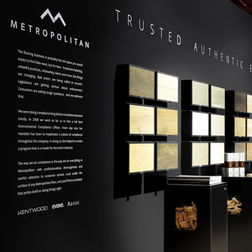 Metropolitan Floors Trade Show Display 2 Creative & Design