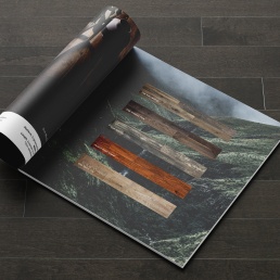 Creative print catalogue for flooring company